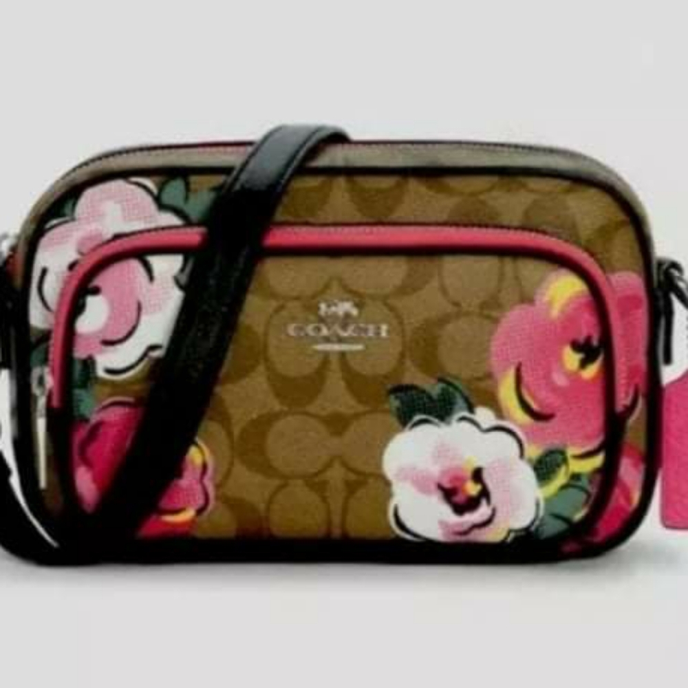 NWT Coach Court Floral Crossbody - Picture 10 of 11
